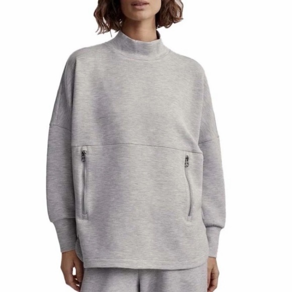 Varley Tops - Varley Bay Sweat Pullover in Grey Marl
Size Large